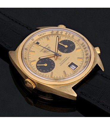 Heuer Carrera gold watch
