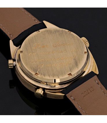 Heuer Carrera gold watch