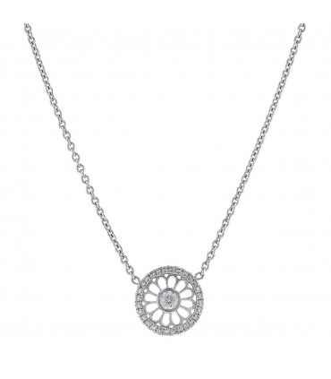 Roberto Coin Rosette diamonds and gold necklace