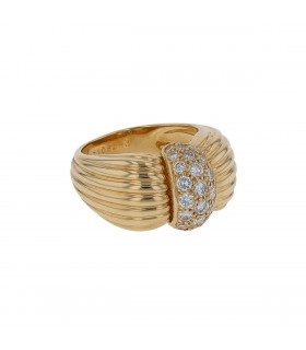 O.J. Perrin diamonds and gold ring