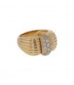 O.J. Perrin diamonds and gold ring