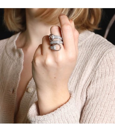 Gucci diamonds and 18k gold ring