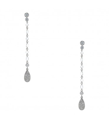 Maria Canale diamonds and gold earrings