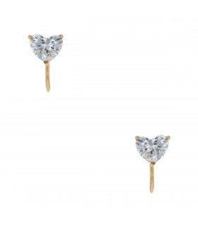 Fred diamonds and gold earrings