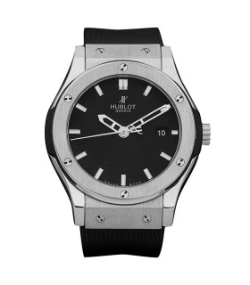 Hublot Classic Fusion stainless steel and titanium watch