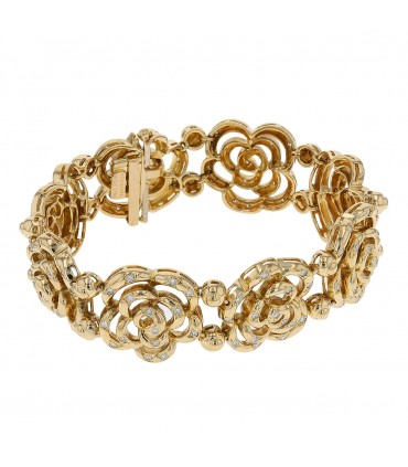 Van Cleef & Arpels diamonds and gold bracelet