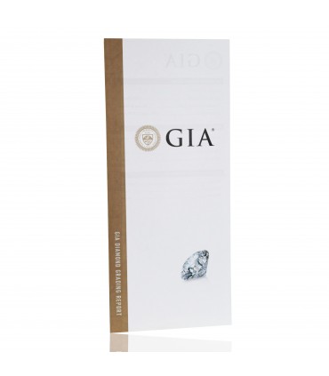 Bague solitaire or et diamant - Certificat GIA 1,23 ct I VVS2