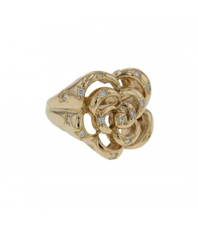 Van Cleef & Arpels diamonds and gold ring