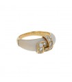 Van Cleef & Arpels white coral, diamonds and gold ring