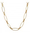Pomellato rock cristal, pyrite and gold necklace