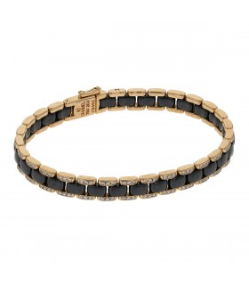 Chanel Ultra diamonds, ceramic and gold bracelet