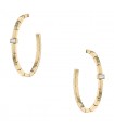 Maria Canale Barre diamonds and gold earrings