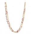 Boucheron Exquises Confidences rubies, diamonds and 18k gold necklace