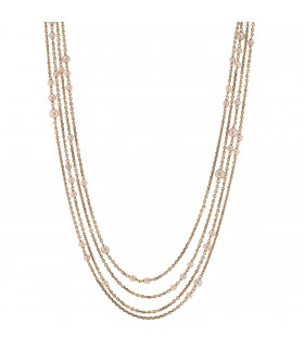 Boucheron Exquises Confidences pearls, diamonds and gold necklace