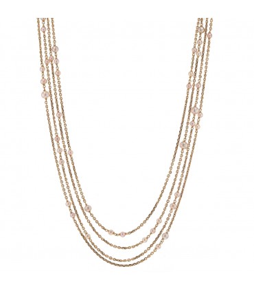 Boucheron Exquises Confidences pearls, diamonds and gold necklace