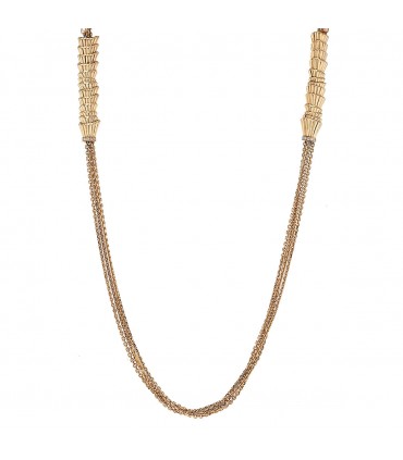 Boucheron Exquises Confidences pearls, diamonds and gold necklace