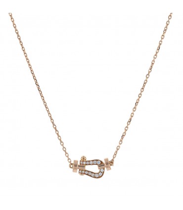 Fred Force 10 diamonds and gold necklace