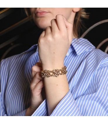 Van Cleef & Arpels diamonds and gold bracelet