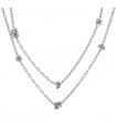 Pomellato Iconica diamonds and gold necklace