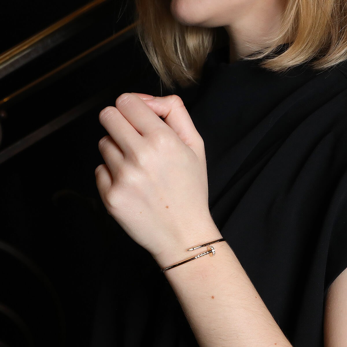Cartier Juste un Clou diamonds and gold bracelet