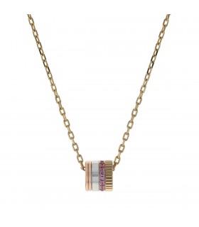 Boucheron Quatre pink sapphires and gold necklace Limited Edition