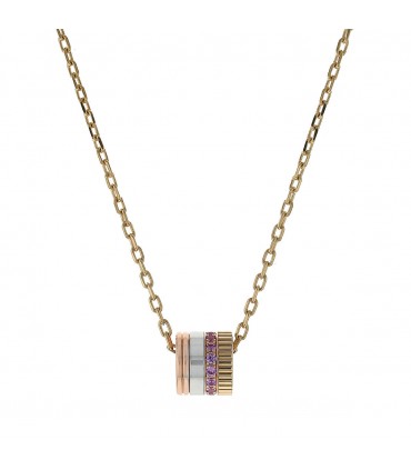 Boucheron Quatre pink sapphires and gold necklace Limited Edition
