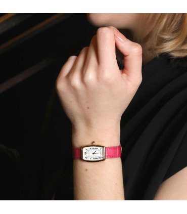 Cartier Fabergé Square Incurvée gold watch