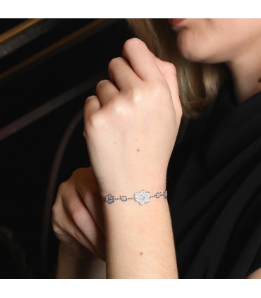 Morganne Bello diamonds and gold bracelet