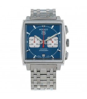 Tag Heuer Monaco stainless steel watch