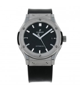 Hublot Classic Fusion stainless steel and titanium watch