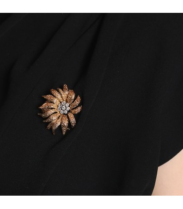Van Cleef & Arpels diamonds and gold brooch