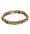 Boucheron emeralds and gold bracelet