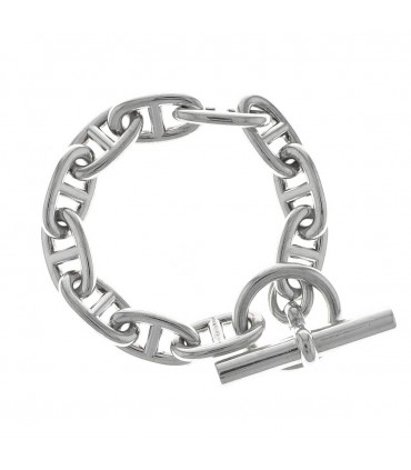 Hermès Chaîne d’Ancre silver bracelet