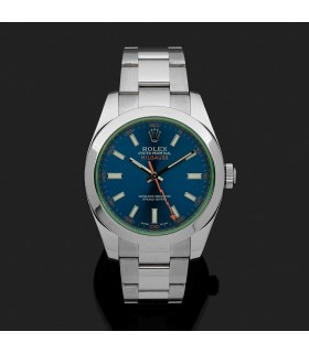 Montre Rolex Oyster Perpetual Milgauss Bleu Z