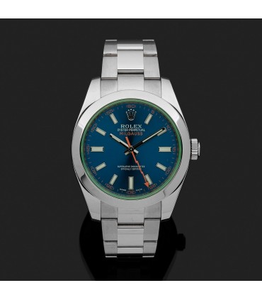 Montre Rolex Oyster Perpetual Milgauss Bleu Z