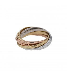 Cartier Trinity three tones gold ring