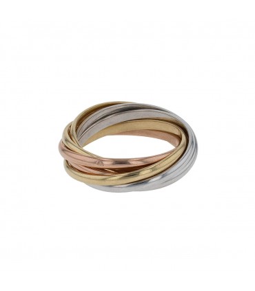 Cartier Trinity three tones gold ring