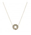 Dinh Van Seventies gold necklace