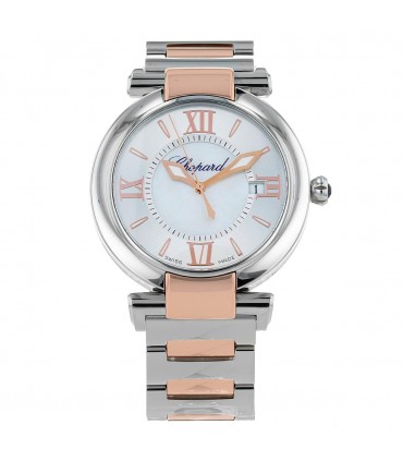 Chopard Imperiale mother-of-pearl, gold and stainless steel watch