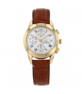 Omega Louis Brandt gold watch
