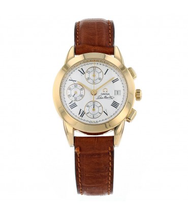 Omega Louis Brandt gold watch