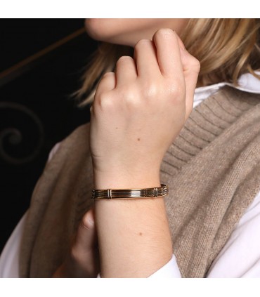 Two tones gold bracelet