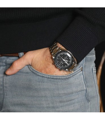 Omega Speedmaster stainless steel watch