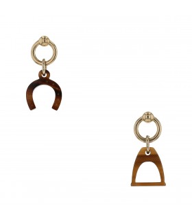 Boucles d’oreilles Hermès Amulette Equestre