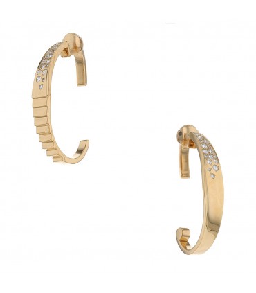 Diamonds and gold Canaglia Paris earrings