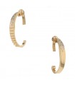 Diamonds and gold Canaglia Paris earrings