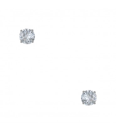 Boucles d’oreilles or et diamants - 1,02 ct G VS1 / 1,02 ct H VVS2