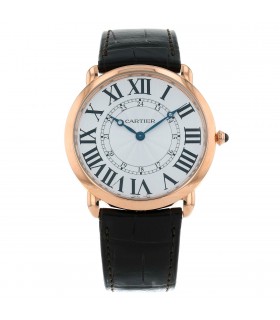Cartier Ronde rose gold watch