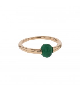 Pomellato M’ama non M’ama tourmaline and gold ring