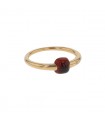 Pomellato M’ama non M’ama garnet and gold ring